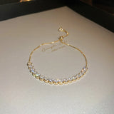 Crystal Wave Bangle Bracelet