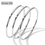 Gold-Plated Bangle Set (3-Piece)