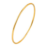 Glossy Gold Stackable Bangle