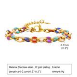 Gold Paperclip Chain Bracelet
