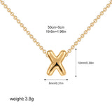 Mini Bubble Initial Necklace