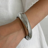 Clear Acrylic Wide Bangle