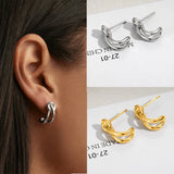 Twist Knot Stud Earrings