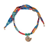 Boho Scarf & Seashell Necklace