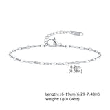 Silver Stackable Chain Bracelet