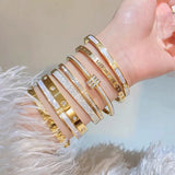 Gold-Plated Statement Bangle