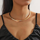 Open Round Collar Choker