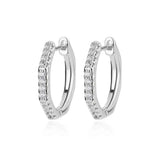 Cubic Zirconia U-Shape Studs
