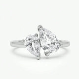 Sterling Silver Water Drop Ring