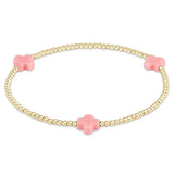 Cross Charm Beaded Bracelet