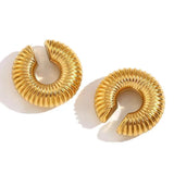Luna C-Shape Clip Earrings