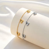 Gold Cherry Charm Anklet
