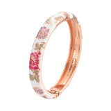 Enamel Floral Bangle