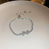 Crystal Wave Bangle Bracelet