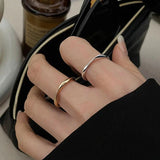 Sculpted Geometric Gold Ring