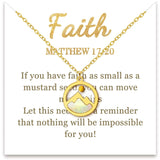 Mustard Seed Faith Necklace