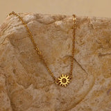 Soleil Sun Pendant Necklace