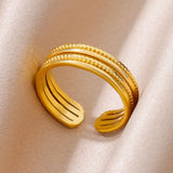 Classic Gold Band Ring - Style 7