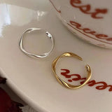 Sculpted Geometric Gold Ring