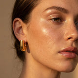 Minimalist Chunky U-Shape Hoops