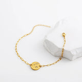 Zodiac Coin Charm Bracelet