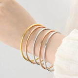 Gold-Plated Bangle Set (3-Piece)