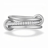 Cubic Zirconia Stackable Ring Set