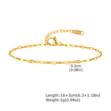 18K Gold Layered Chain & Cuff Bracelet Stack