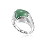 Natural Turquoise Heart Ring