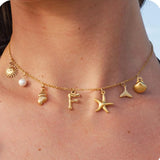 Seaside Shell Charm Necklace