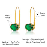 Multi Colour Teardrop & Pearl Drop Earrings