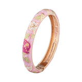 Enamel Floral Bangle