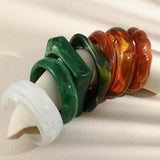 Bohemia Acrylic Chunky Statement Bangle