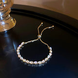 Crystal Wave Bangle Bracelet