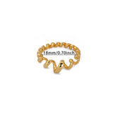 Zircon Geometric Twist Ring