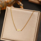Vintage Cross Pendant Necklace