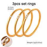 Dome Stacking Ring Set of 2