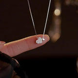 CZ Heart Pendant Choker