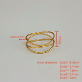 Vintage Multi-Layer Gold Ring