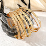 Gold Bangle Set (7-Piece)