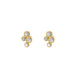 Cubic Zirconia U-Shape Studs