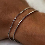 Men's Gold Chain Bracelet Set