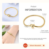 Sterling Silver Zirconia Charm Bracelet