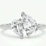Sterling Silver Water Drop Ring