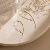 Twisted Wire Drop Earrings