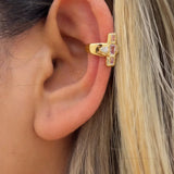 Zircon Geometric Ear Cuff