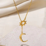 Sunflower Pendant Necklace