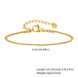 Gold Wheat Chain Necklace