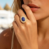 Lapis Lazuli Oval Ring