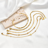 Stackable Chain Bracelet Set (5-Piece)